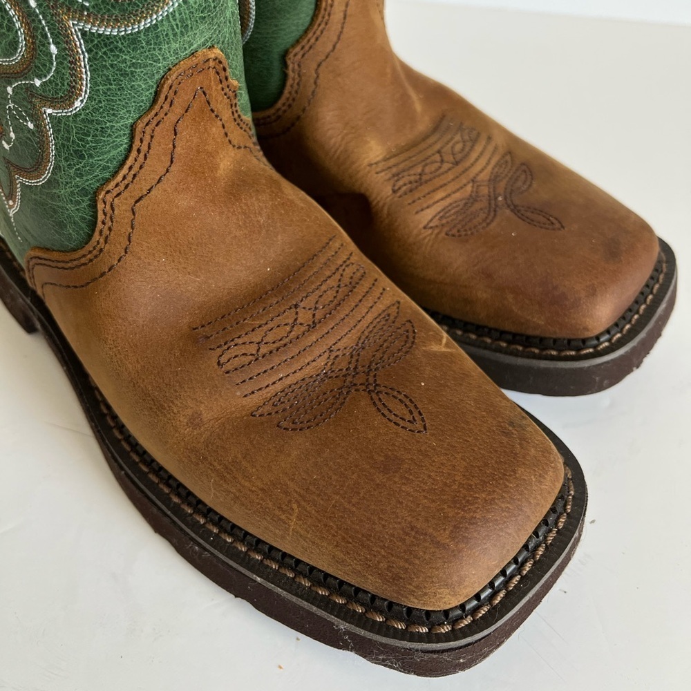 Justin Gypsy Raya Western Cowgirl Boots Brown Size 6.5 - Picture 10 of 11